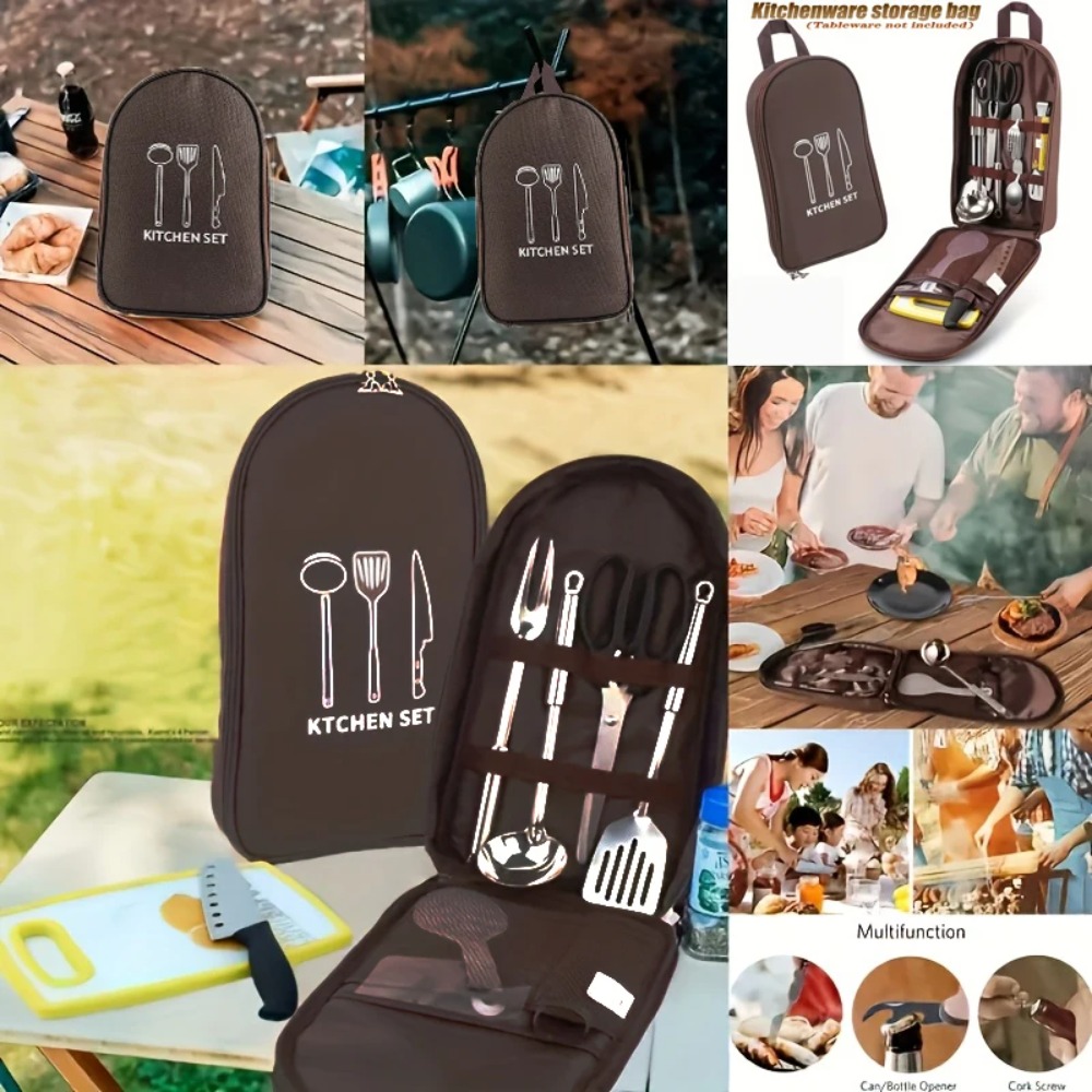 Portable Outdoor Cook Bag Camp - đánh giá và giá Camping Cooking Organizer