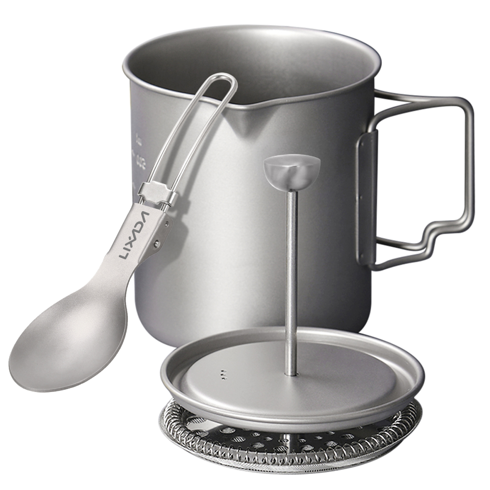 Lixada 750ml Titanium Coffee C - đánh giá và giá Camping Hiking Cooking