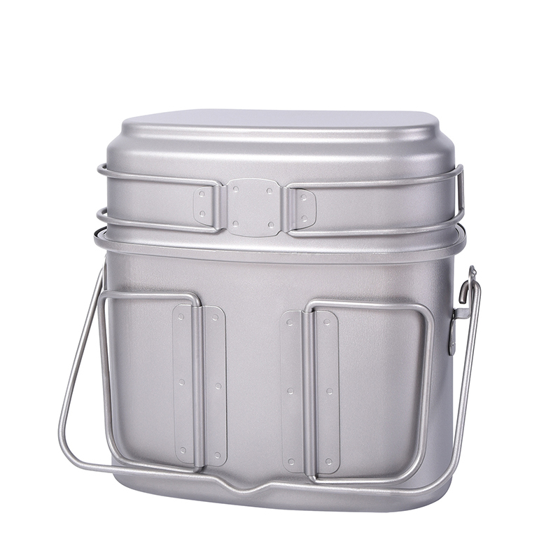 1.5L Outdoor Military Canteen  - đánh giá và giá Camping Cooking Container