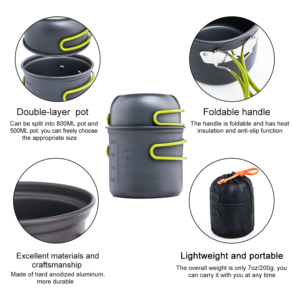 Widesea Ultralight Camping Coo - đánh giá và giá Camping Hiking Cooking