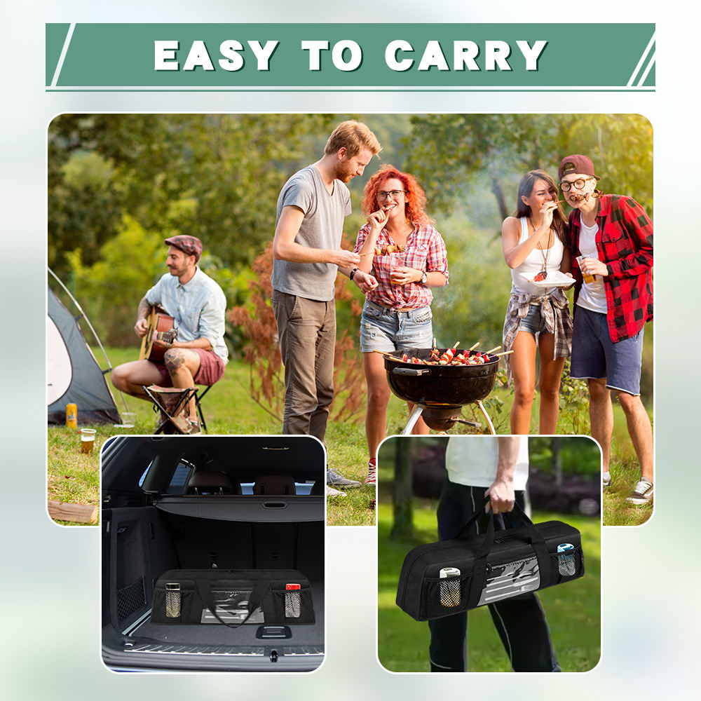Portable Grill Tool Carrying C - đánh giá và giá Camping Cooking Organizer